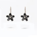 Black Onyx Hook Earrings