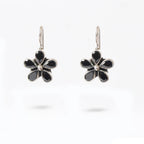 Black Onyx Hook Earrings