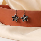 Black Onyx Hook Earrings