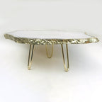 White Agate Cake Stand/Centrepiece/Display Stand/Tray