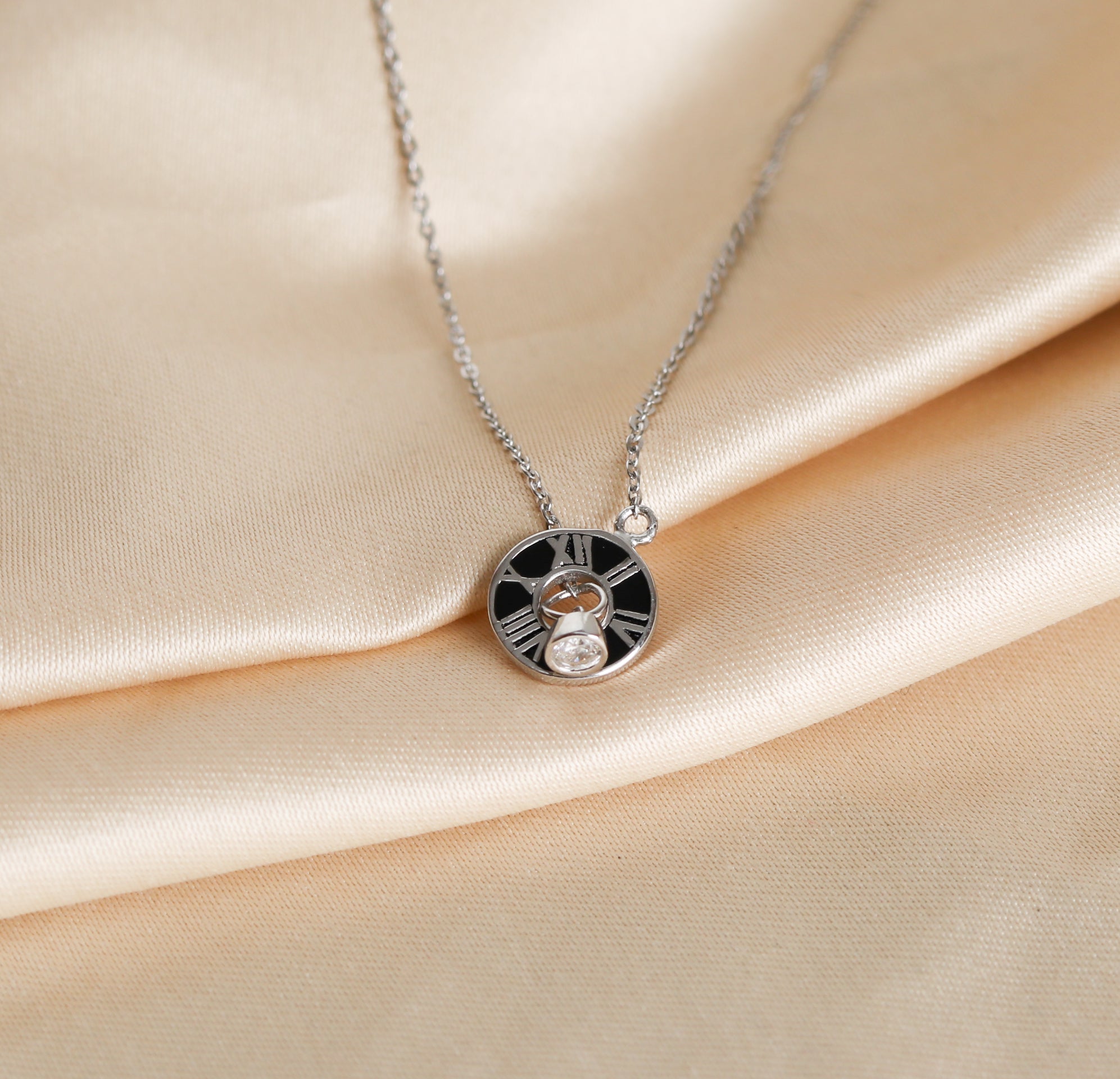 Silver Roman Necklace