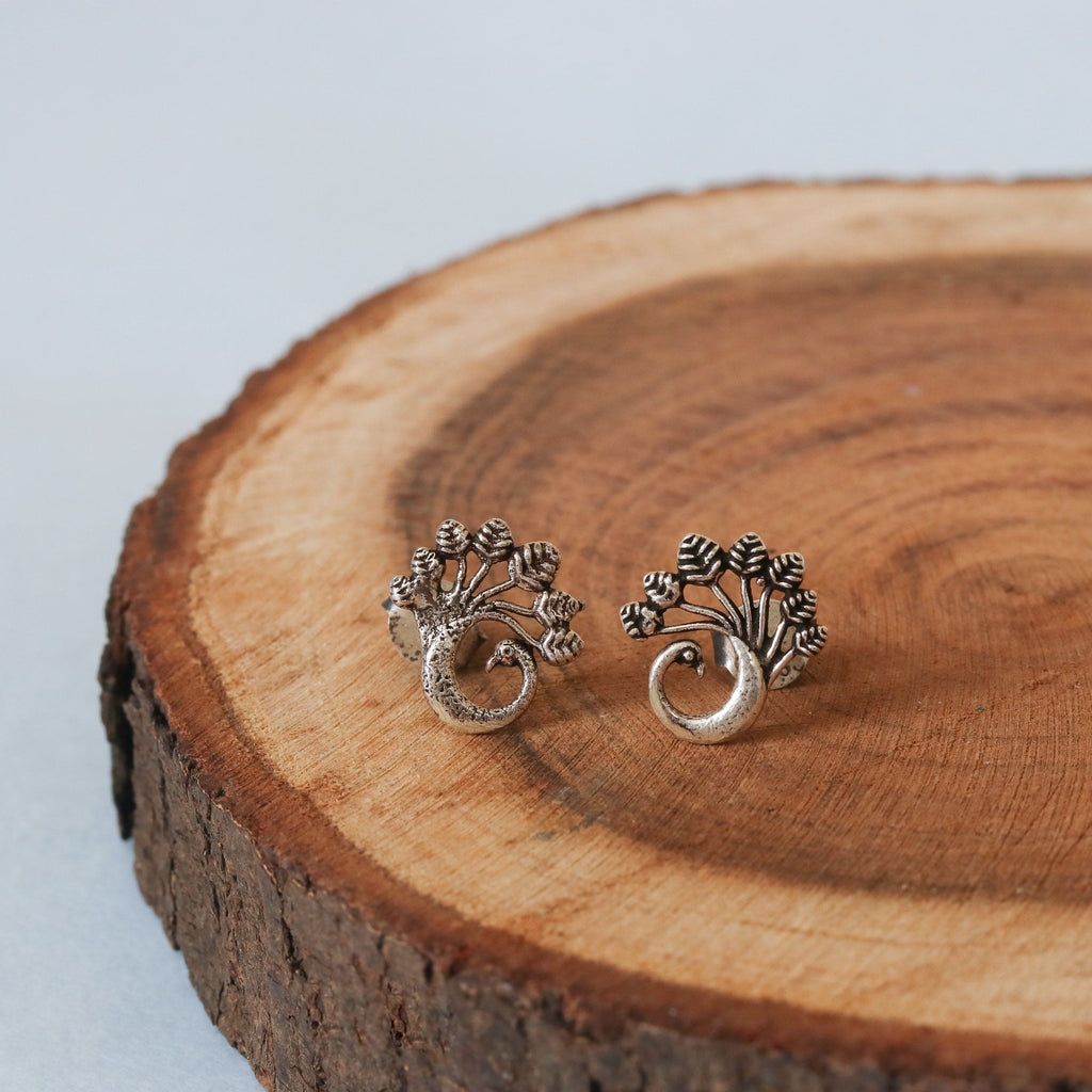 Dancing Peacock Earrings