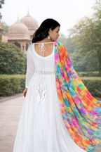Roohani Adaa White Anarkali Set-2
