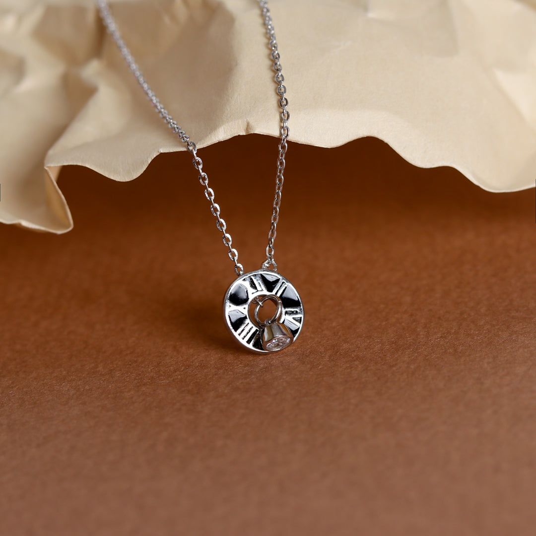 Silver Roman Necklace