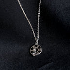 Silver Roman Necklace