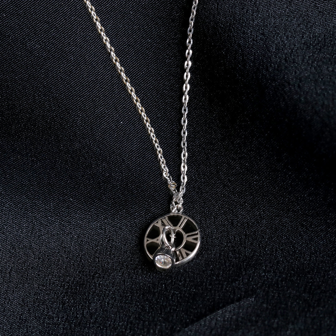 Silver Roman Necklace