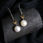 Lotus Pearl Earrings