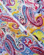 Women's Stole | Red & Orange Paisley Print