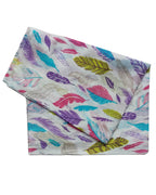 Women's Stole | Multi-Color Bird Feather Print
