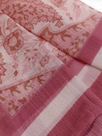 Women's Scarfs Peach Multi -Printed Stole | 100 x 180 cm | Polyester