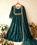 Gulrukh Zariya Vichitra Silk Skirt & Cape Set