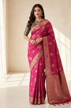 Rani Vaibhav Soft Silk Jacquard Saree-0