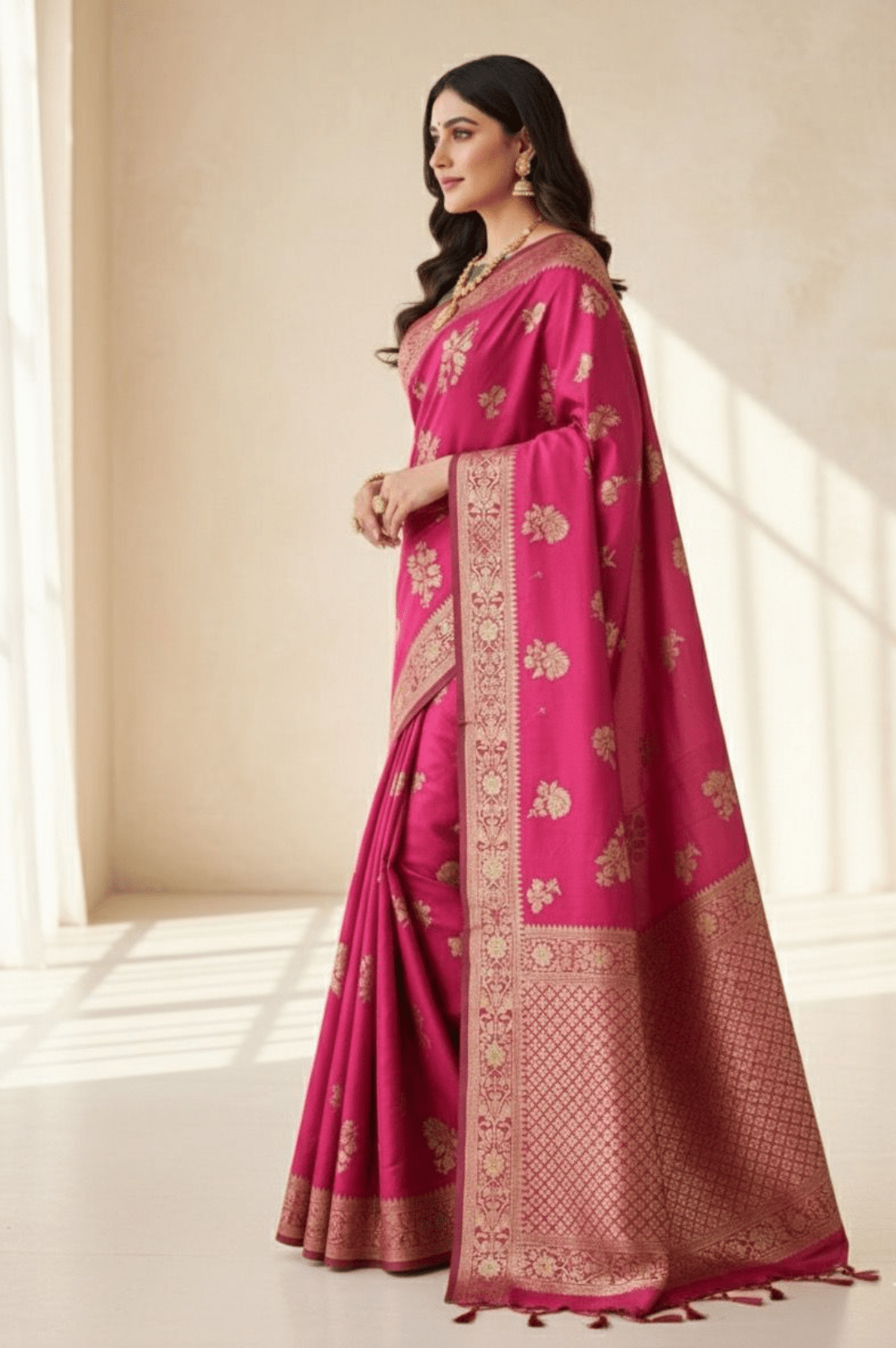 Rani Vaibhav Soft Silk Jacquard Saree-1